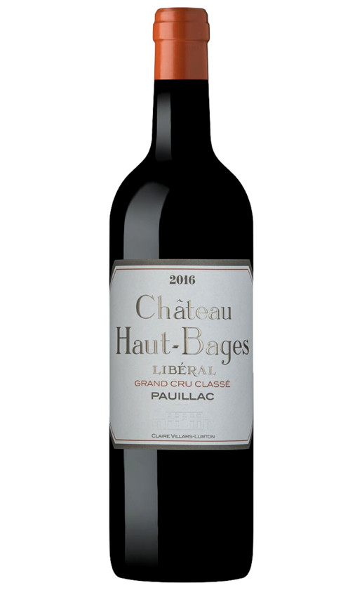 Chateau Haut-Bages Liberal Grand Cru Classe Pauillac 2016