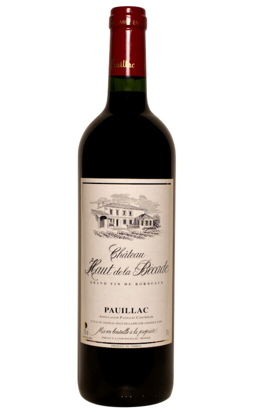 Chateau Haut de la Becade Pauillac 2012