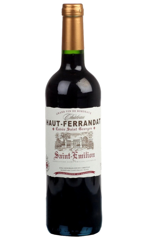 Chateau Haut-Ferrandat Cuvee Saint Georges Saint-Emilion 2014