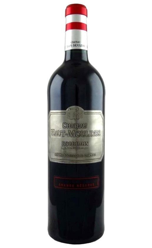 Chateau Haut-Mouleyre Rouge Bordeaux metal label