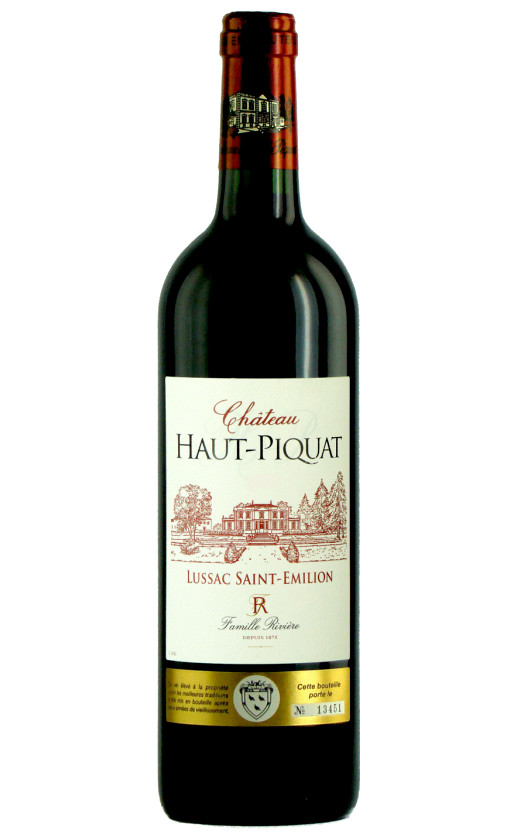 Chateau Haut-Piquat Lussac Saint-Emilion 2008