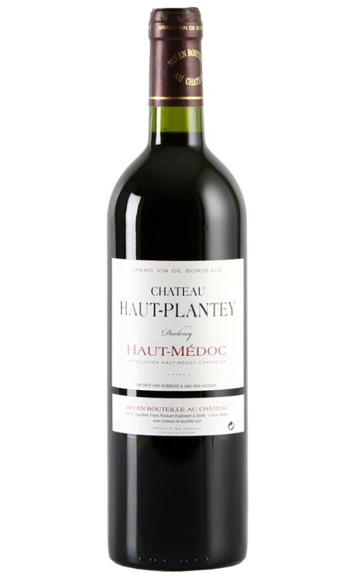Chateau Haut-Plantey Haut-Medoc 2012