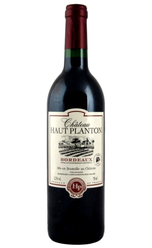 Chateau Haut Planton Rouge Bordeaux 2011