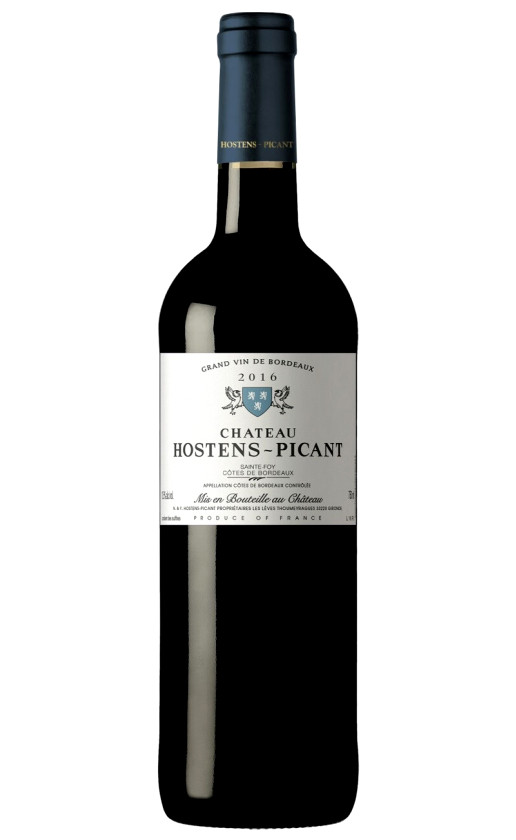 Chateau Hostens-Picant Sainte-Foy Bordeaux 2016