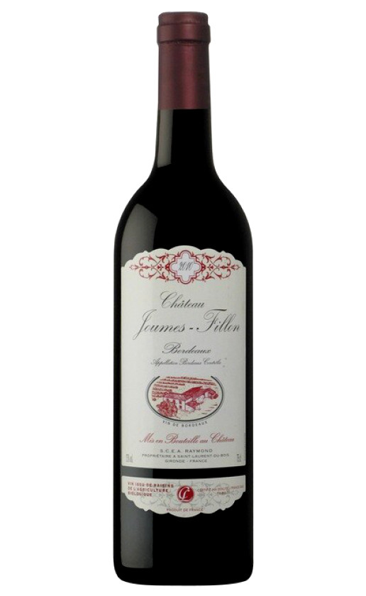 Chateau Joumes-Fillon Rouge Bordeaux 2010