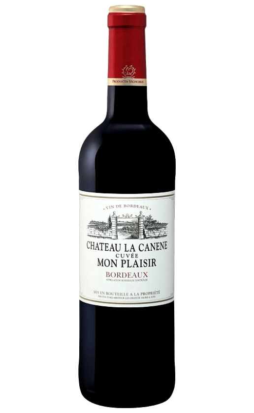 Chateau La Canene Cuvee Mon Plaisir Bordeaux 2016