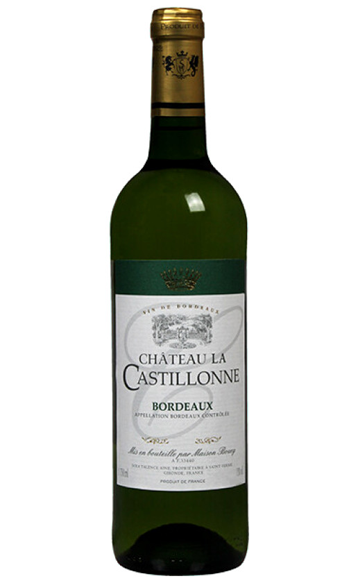 Chateau la Castillonne Blanc Bordeaux
