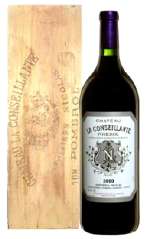 Chateau La Conseillante Pomerol 2000 box