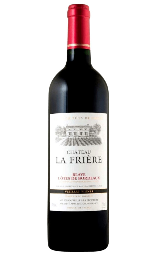 Chateau La Friere Blaye Cotes de Bordeaux 2014
