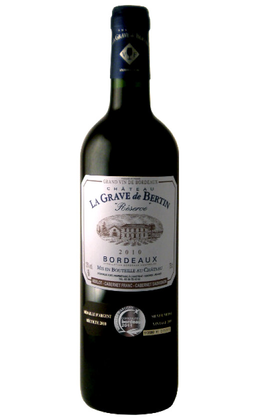 Chateau La Grave de Bertin Reserve Bordeaux