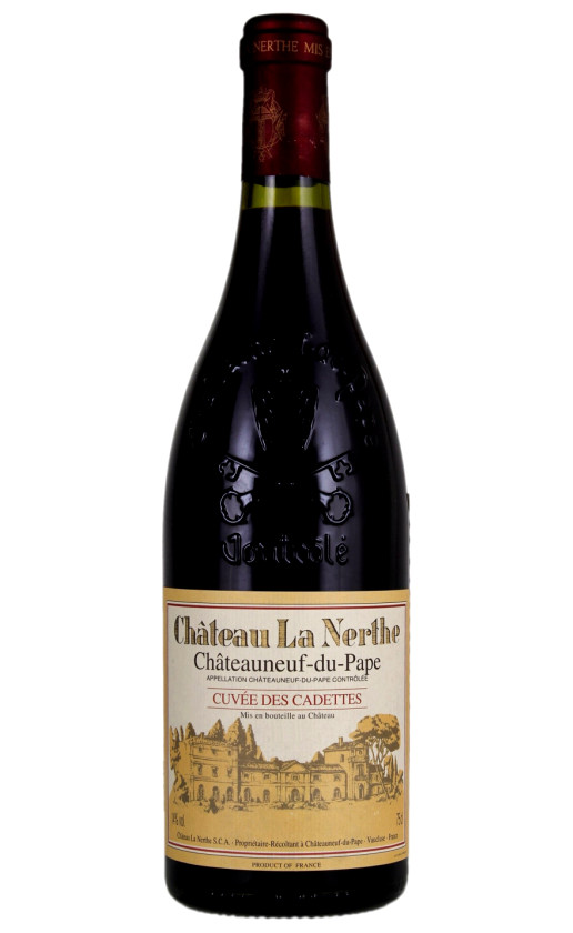 Chateau la Nerthe Cuvee des Cadettes Chateauneuf-du-Pape 2016