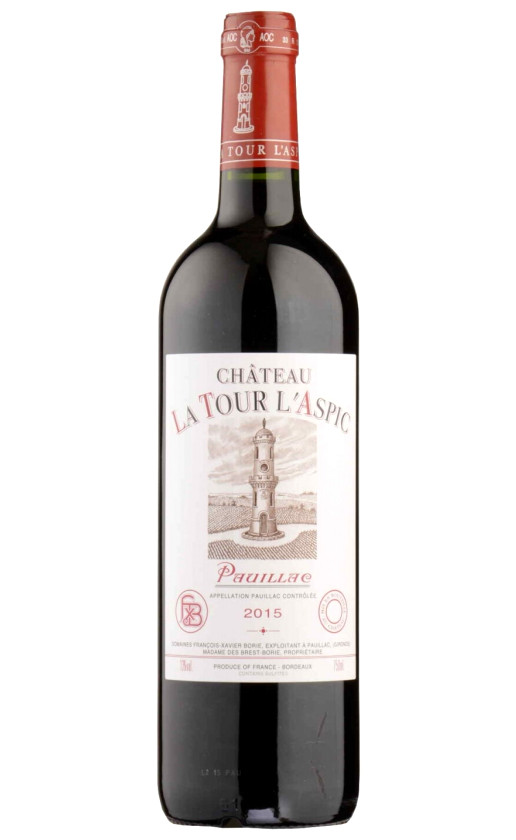 Chateau La Tour l'Aspic Pauillac 2015
