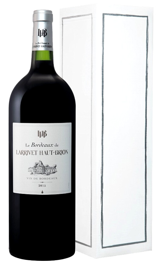 Chateau Larrivet Haut-Brion Pessac-Leognan 2015 gift box