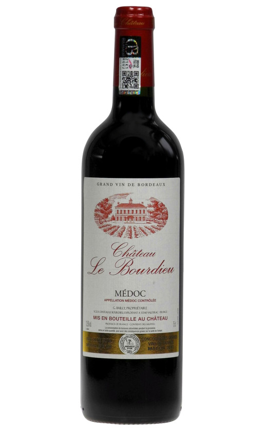 Chateau Le Bourdieu Cru Bourgeois Medoc 2015