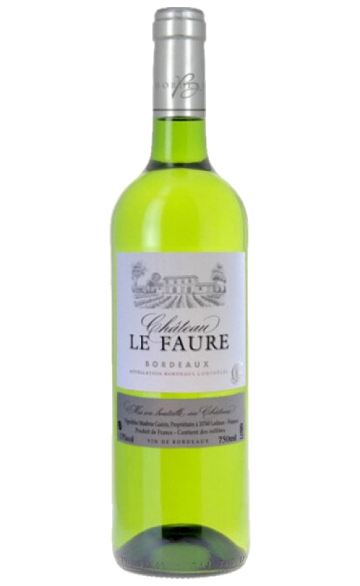 Chateau Le Faure Bordeaux АОC Blanc