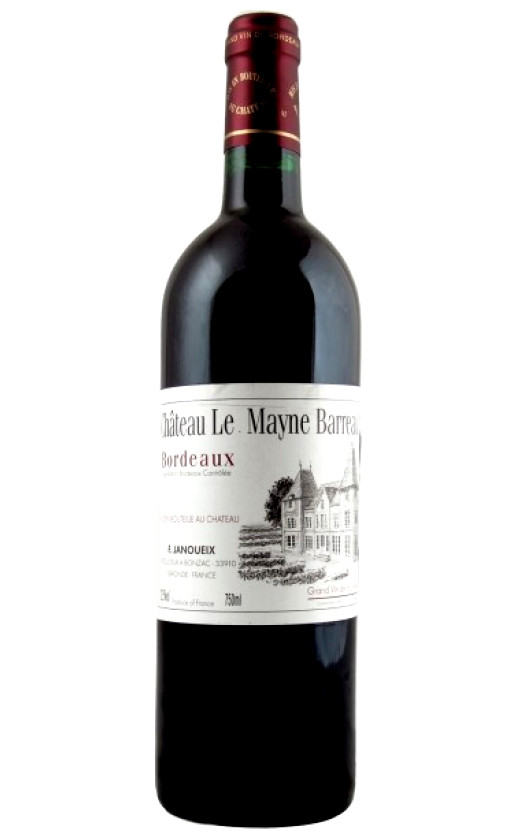 Chateau Le Mayne Barreau Bordeaux 2008