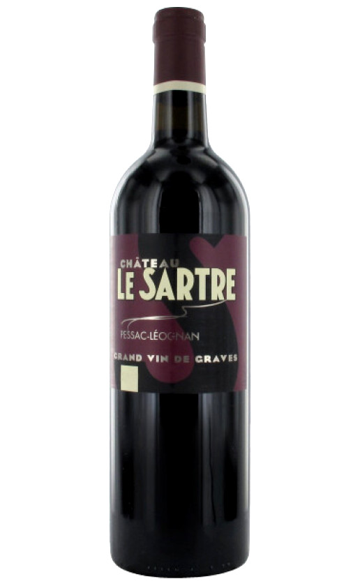 Chateau Le Sartre Rouge Pessac-Leognan 2007