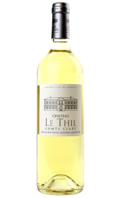 Chateau Le Thil Comte Clary White Pessac-Leognan 2010