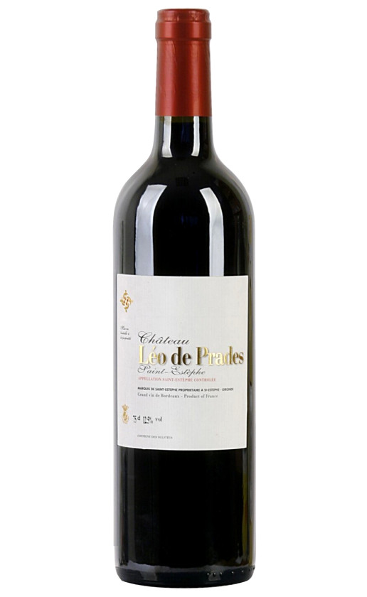 Chateau Leo de Prades Saint-Estephe 2014