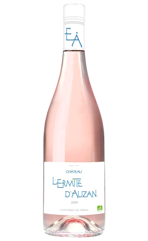 Chateau L'Ermitage Cuvee Auzan Rose Costieres de Nimes 2020