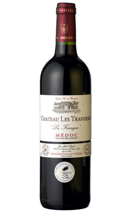 Chateau Les Traverses La Franque Medoc 2007