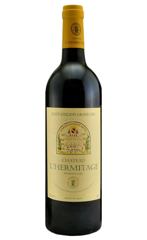 Chateau L'Hermitage Saint Emilion Grand Cru 1999