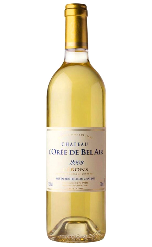 Chateau l'Oree de Bel Air Cerons 2009