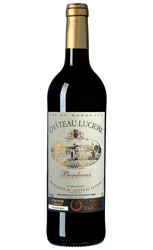 Chateau Luciere Bordeaux 2014