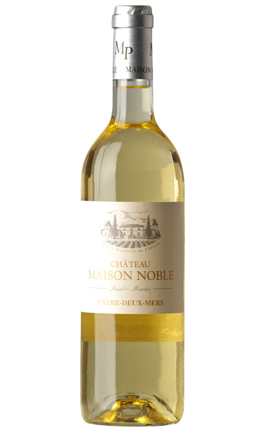 Chateau Maison Noble Cuvee Saint-Martin Blanc Entre-Deux-Mere 2014