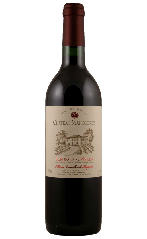 Chateau Manoubrey Bordeaux Superieur АОC 2011