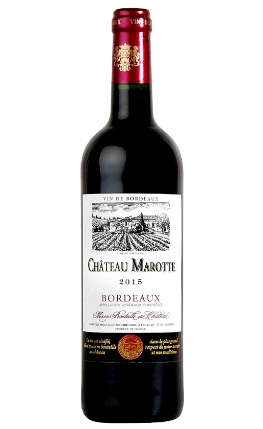 Chateau Marotte Bordeaux Rouge 2015