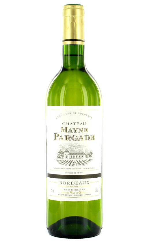 Chateau Mayne Pargade Bordeaux 2014