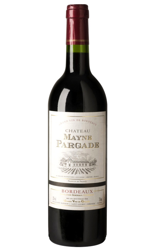 Chateau Mayne Pargade Rouge Bordeaux 2009