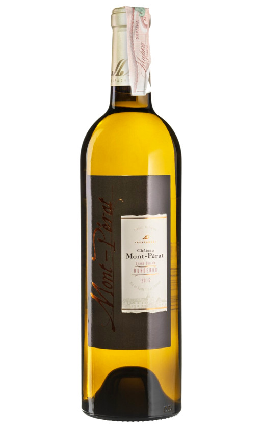 Chateau Mont-Perat Blanc Bordeaux 2015
