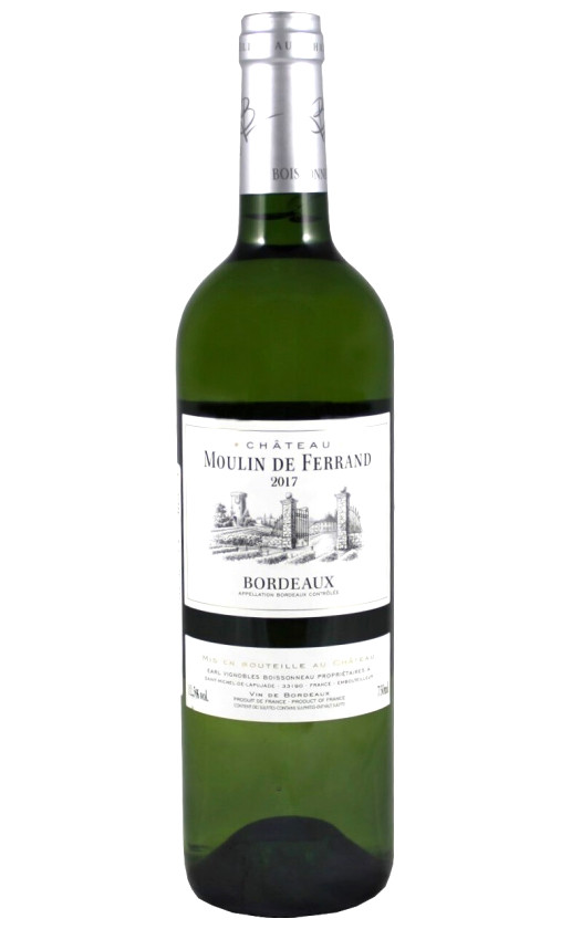 Chateau Moulin de Ferrand Bordeaux 2017