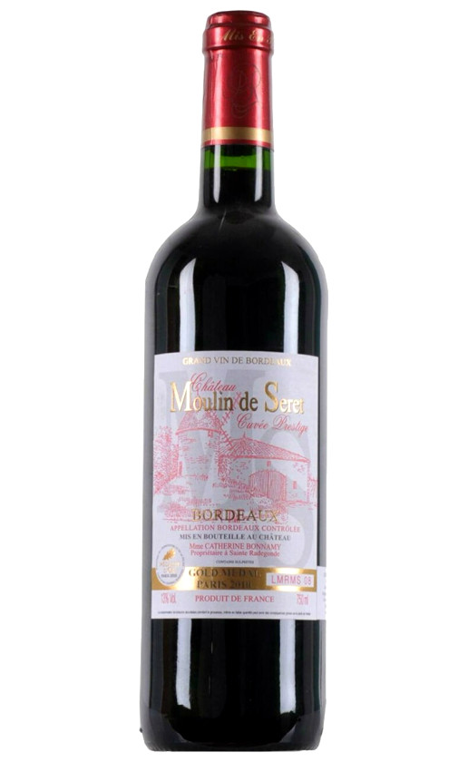 Chateau Moulin de Seret Cuvee Prestige Bordeaux