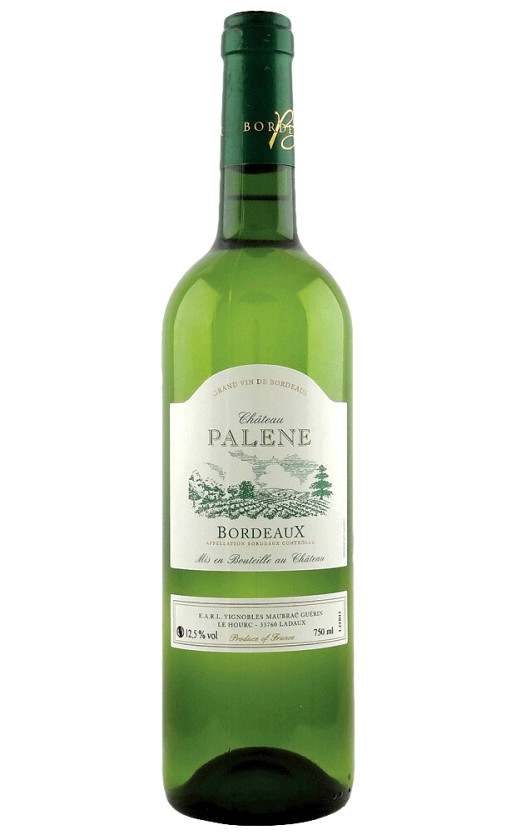 Chateau Palene Blanc Bordeaux 2016