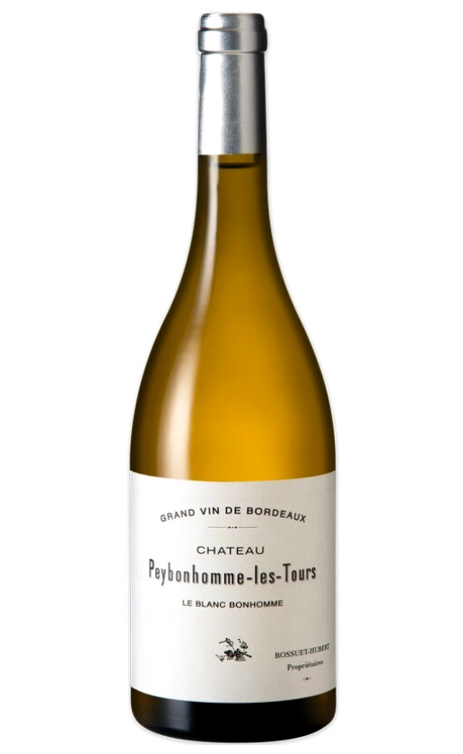 Chateau Peybonhomme Les Tours Le Blanc Bonhomme Blaye Cotes de Bordeaux 2017