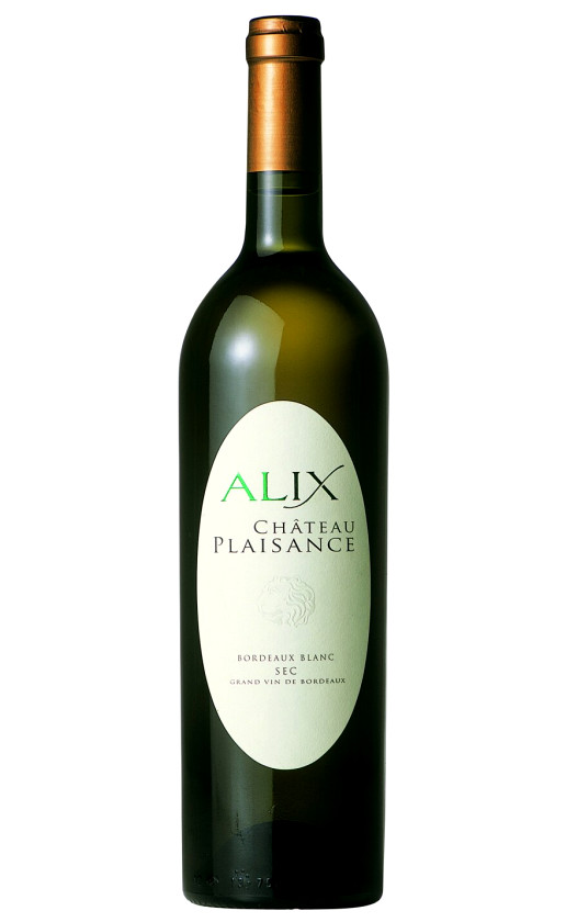 Chateau Plaisance Cuvee Alix Blanc 2012