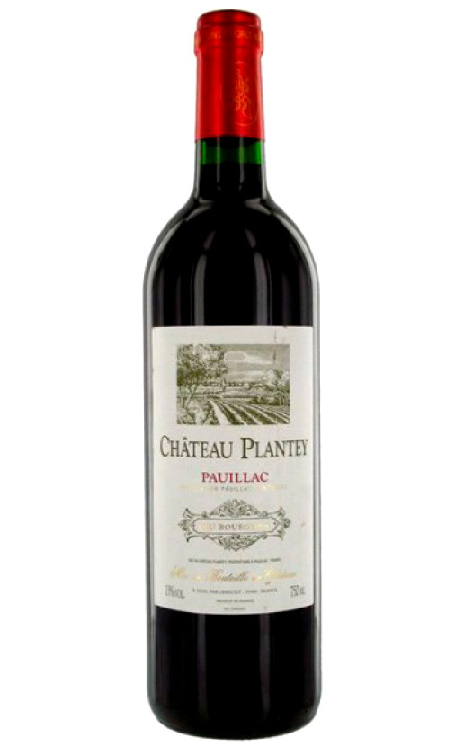 Chateau Plantey Pauillac Cru Bourgeois 2006