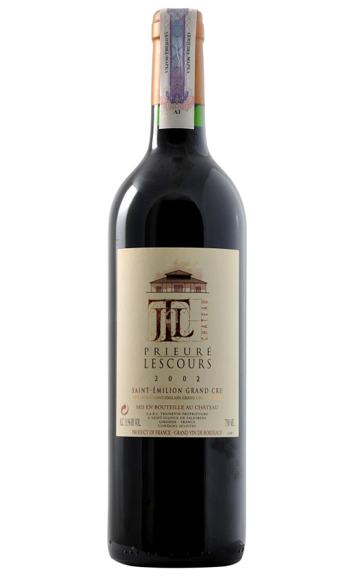 Chateau Prieure Lescours Saint-Emilion Grand Cru 2002