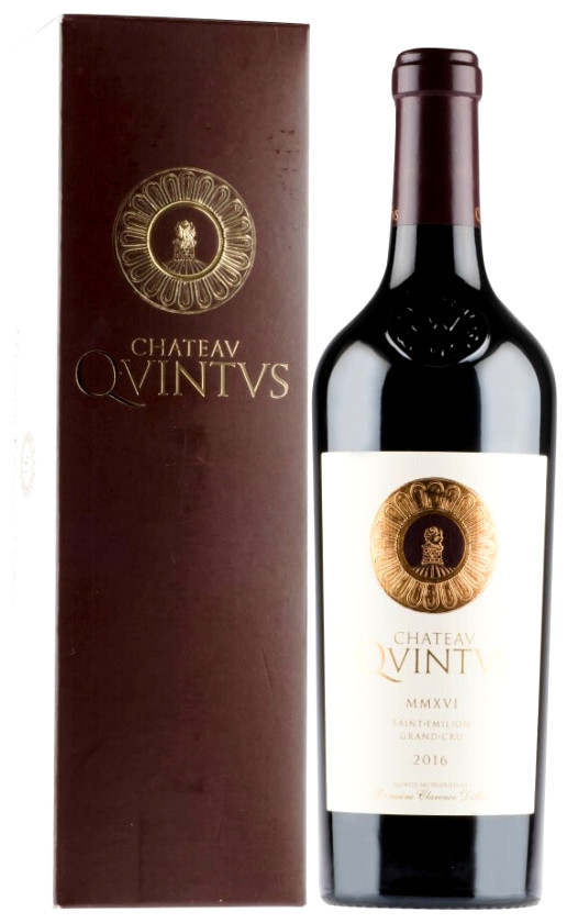 Chateau Quintus Saint-Emilion Grand Cru 2016 gift box
