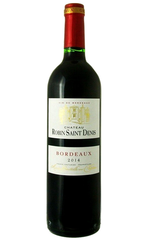 Chateau Robin Saint Denis Rouge Bordeaux 2015