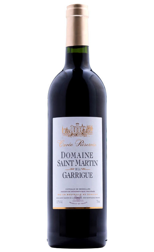 Chateau Saint Martin de la Garrigue Cuvee Reservee Rouge