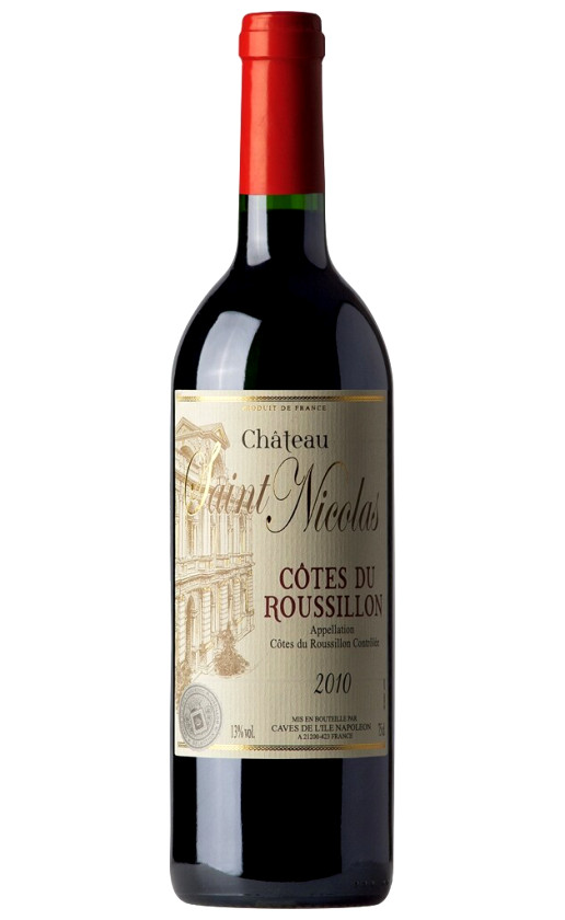 Chateau Saint Nicolas Cotes du Roussillon 2010