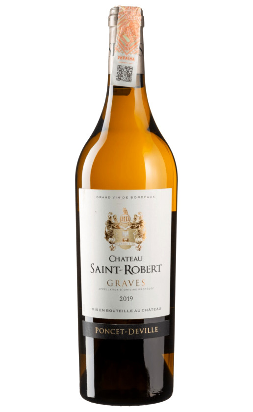 Chateau Saint-Robert Poncet Deville Blanc Graves 2019