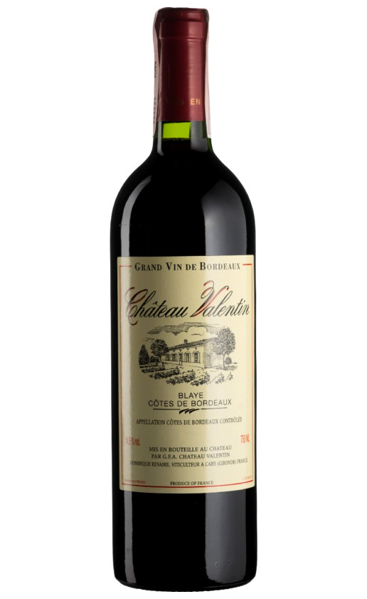 Chateau Valentin Blaye Cotes de Bordeaux