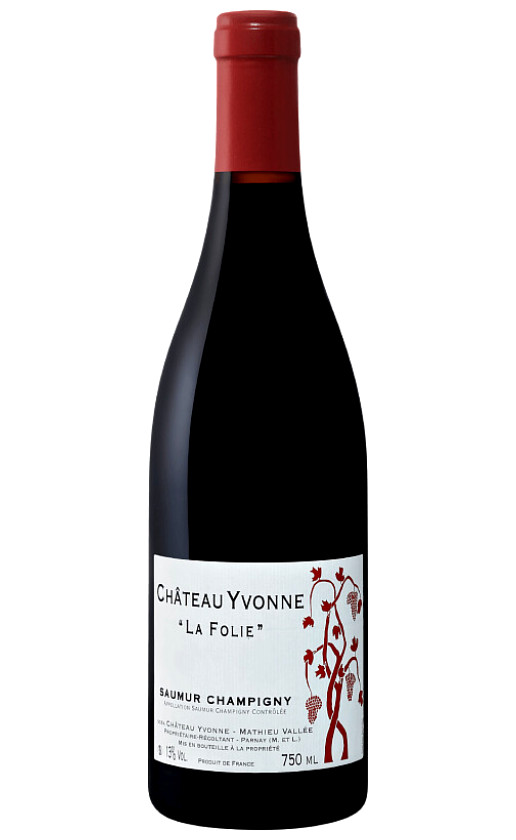 Chateau Yvonne La Folie Saumur Champigny 2020