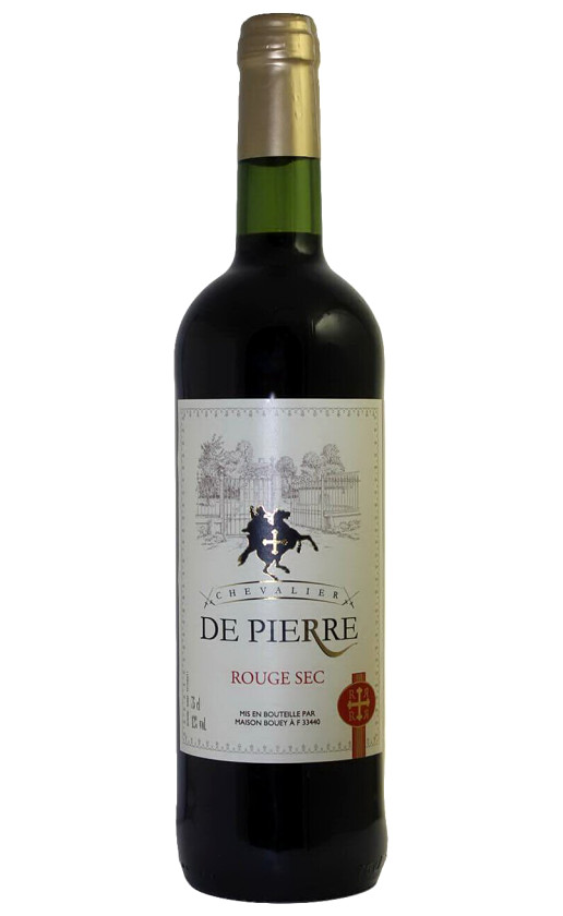 Chevalier de Pierre Rouge Sec