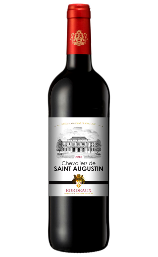 Chevaliers de Saint Augustin Rouge Bordeaux 2018